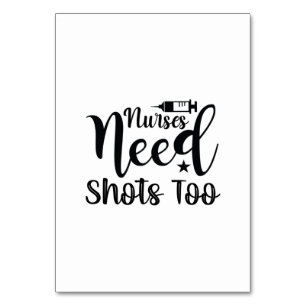 Numeração De Mesa Enfermeiras Presentes Também Precisam De Tiros