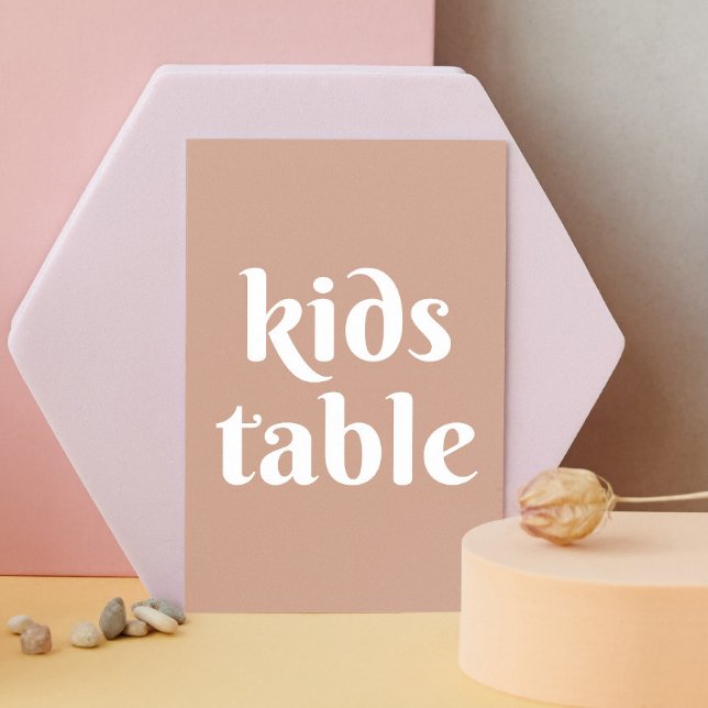 Numeração De Mesa Enrubescimento rosa pálido simples casamento minim (Criador carregado)