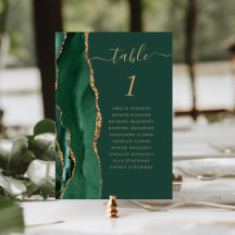 Esmeralda Verde Ouro Ágata Casamento
