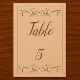 Numeração De Mesa Espectacular Casamento Rústico