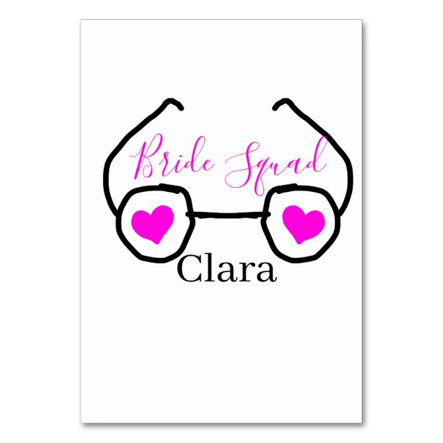 Numeração De Mesa Esquadrão-preto-rosa-esquadrão-preto (Frente)