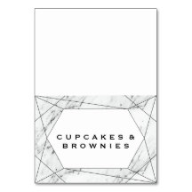 Etiquetas de Comida de bolhas geométricas brancas 