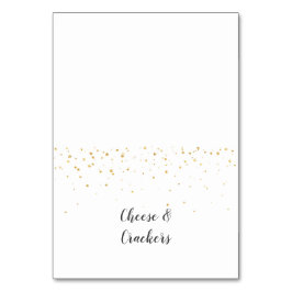 Numeração De Mesa Etiquetas de Comida do buffet do Chá de fraldas Co