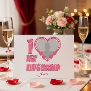 Numeração De Mesa Eu Amo Meu Marido Personalizado – Adicionar Foto e