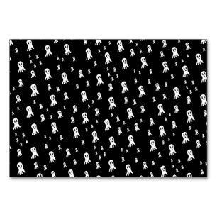 Numeração De Mesa Fantasmas do Dia das Bruxas Escuros