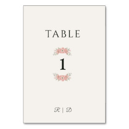 Numeração De Mesa Favor de casamento minimalista personalizado do Ja