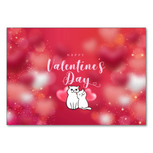 Numeração De Mesa Feliz dia de os namorados