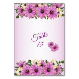 Numeração De Mesa Festa de Casamento Rústica Elegante Floral Amarelo