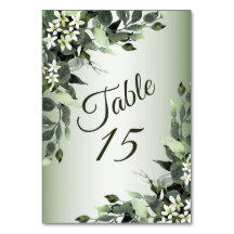 Festa de casamento Verde Floral Folhas de Eucalypt