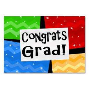 Numeração De Mesa Festa de formatura multicolorido festiva do