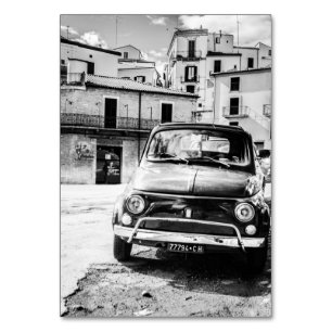 Numeração De Mesa Fiat 500, cinquecento na Itália, presente clássico