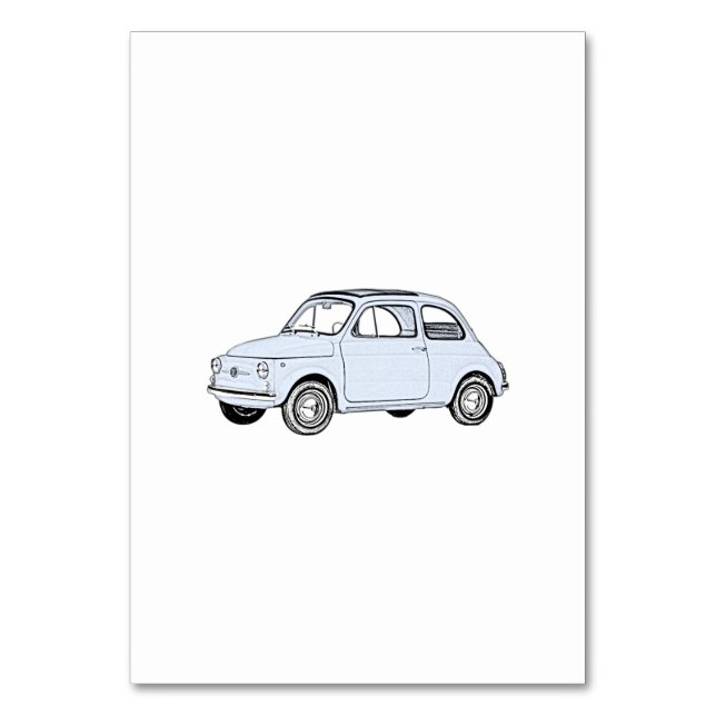 Numeração De Mesa Fiat 500 Topolino (Frente)