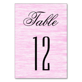 Numeração De Mesa Fibra Rosa