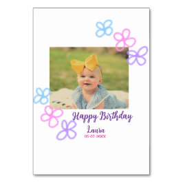 Numeração De Mesa Filhos bebês primeiro aniversario adicionar nome d