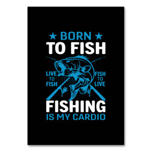 Numeração De Mesa Fishing Is My Cardio