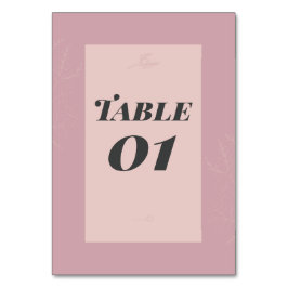 Numeração De Mesa Fleur de Satin 