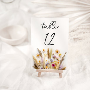 Numeração De Mesa Floral Wedding