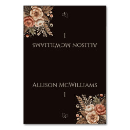 Numeração De Mesa Flores para casamentos do País Ocidental- Vegetari