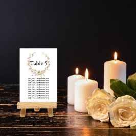 Numeração De Mesa Flores secas de flor silvestre e silvestre de inve