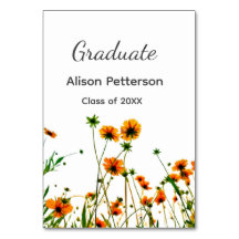 Flores silvestres amarelas alaranjadas modernas e 