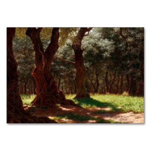 Numeração De Mesa Floresta de oliveiras em Cap Saint Martin