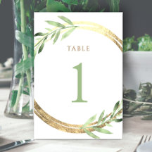 folha fina e folhas verdes Quadro número 1