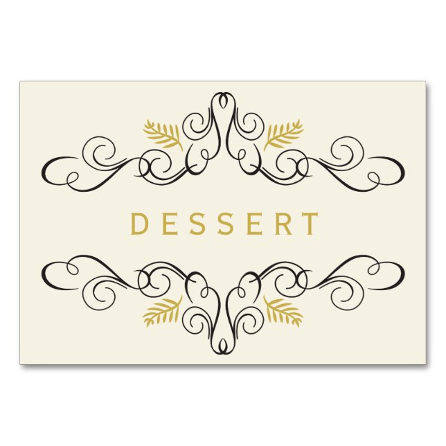 Numeração De Mesa Folhagem Festiva Deco Frame Feriado Comida Mesa Si (Frente)