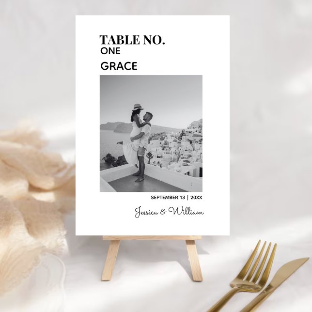 Numeração De Mesa Foto de Destino de Viagem de Casamento e Nomes Per (Criador carregado)