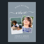 Numeração De Mesa Foto do Casal dos Anos Foto da Tabula Moderna de C<br><div class="desc">Lembre-se e divirta-se com seus números de recepções de casamento - Esses elegantes números simples de tabelas lhe dão a opção de incluir uma fotografia da noiva e do noivo na mesma idade que o número da mesa, o nome da noiva e do noivo e a data do casamento. A...</div>