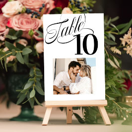 Numeração De Mesa Foto do número da tabela do Rico