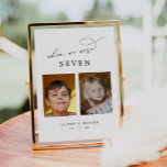 Numeração De Mesa Foto Elegante Quando Tínhamos Idade<br><div class="desc">Foto Elegante Quando Éramos Número Da Tabela De Idade</div>