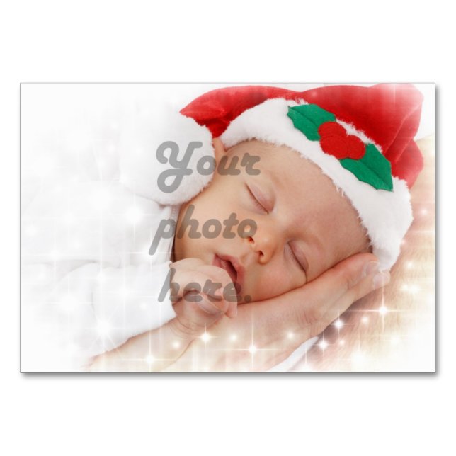 Numeração De Mesa Foto personalizada (Frente)