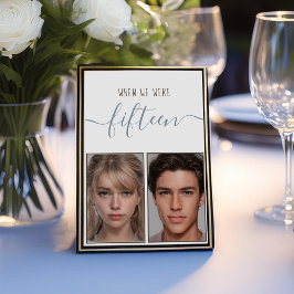 Numeração De Mesa Fotos Para Crianças 15 Anos De Idade Azul Casament