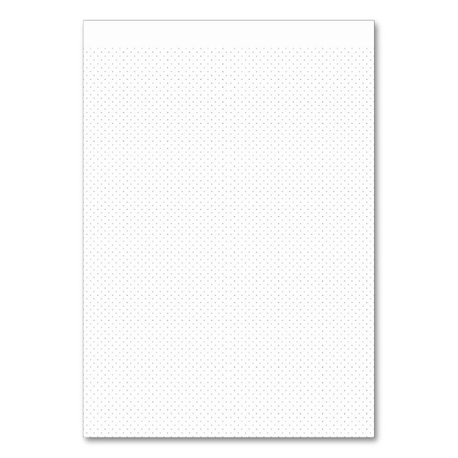 Numeração De Mesa Fundo branco com um padrão repetitivo de pequenos (Frente)