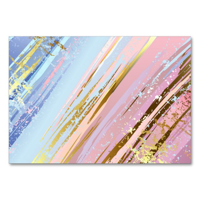 Numeração De Mesa Fundo Rosa Texturizado (Frente)