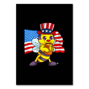 Numeração De Mesa Funny 4 De Julho De 2021 Beekeeper American