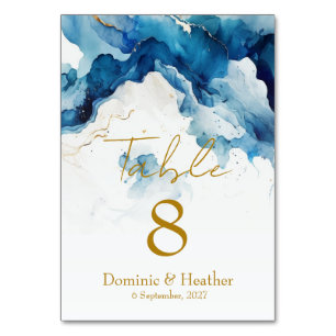 Numeração De Mesa Gala AZURE Marble Dreams