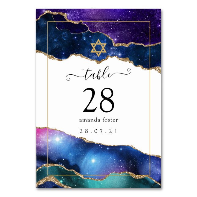 Numeração De Mesa Galinha Ágata Bat Mitzvah (Frente)