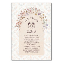 Gêmeos Caprichosos Chuveiro de Bebê Chic Floral LP