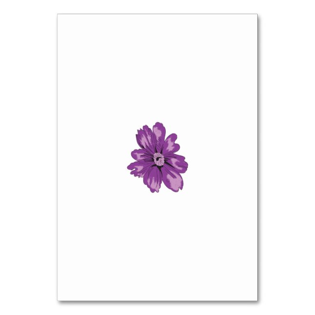 Numeração De Mesa Girly Style, Light EggPlant, Cedar Branqueado (Frente)