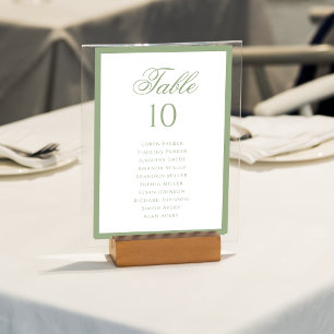 Numeração De Mesa Gráfico de Assentos de Casamento Formal Clássico V