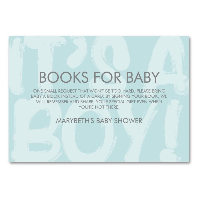 Numeração De Mesa Grafite Azul Traga Uma Solicitação De Livro (Frente)