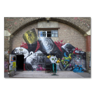 Numeração De Mesa Grafite De Stadtbahnbogen, Wien Österreich