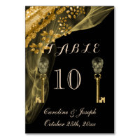 Guia Dourada & Preta de Casamento Sagrado com Chav