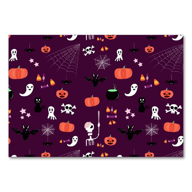 Numeração De Mesa Halloween (Frente)