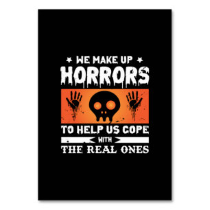 Numeração De Mesa Halloween Nós Compensamos Horrores