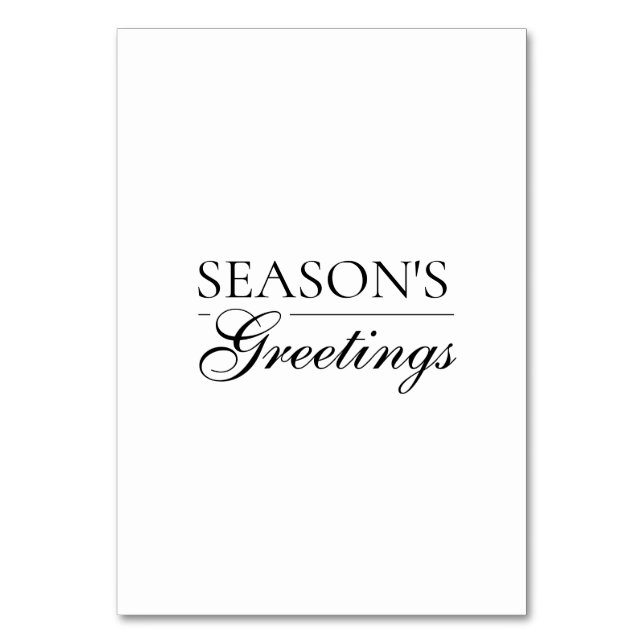 Numeração De Mesa Happy New Year Merry Christmas Holiday Season (Frente)