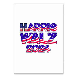 Numeração De Mesa Harris & Walz 2024 | Eleição