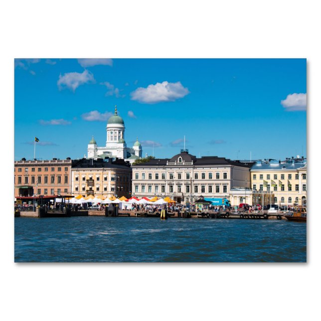 Numeração De Mesa Helsinki Skyline (Frente)