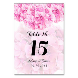 Numeração De Mesa Hidrangea números das mesas de casamento hidrangea